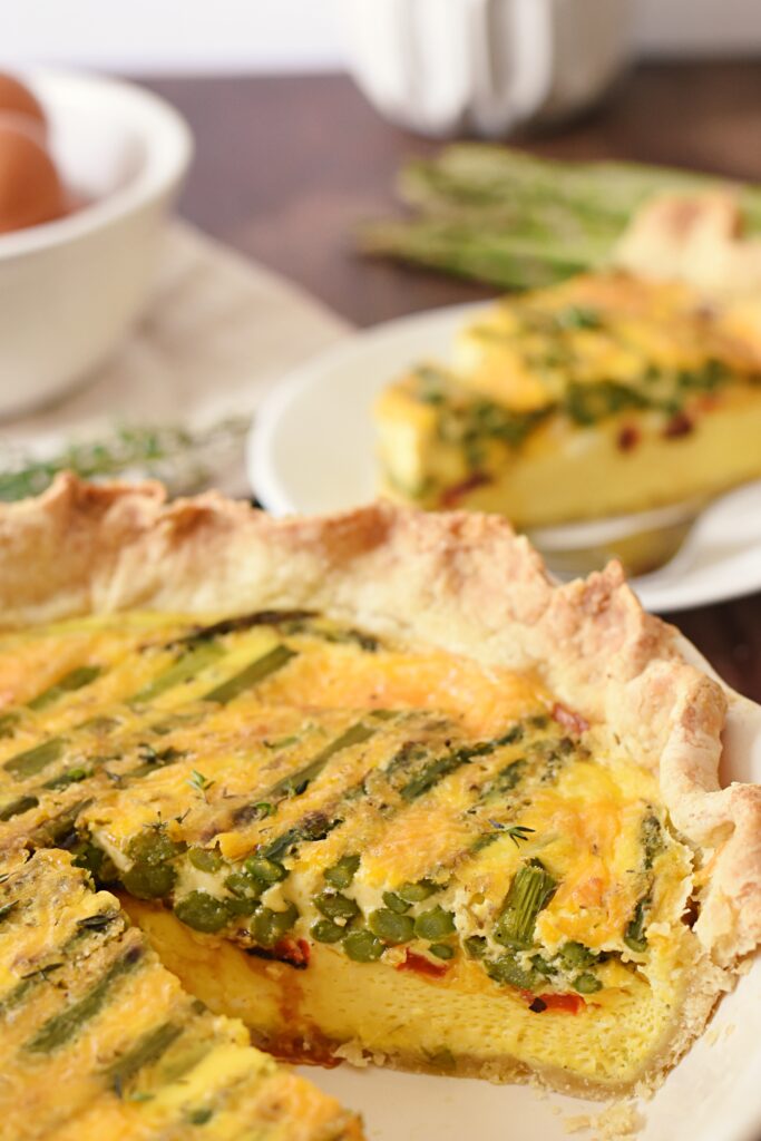 Asparagus Quiche Vegetarian