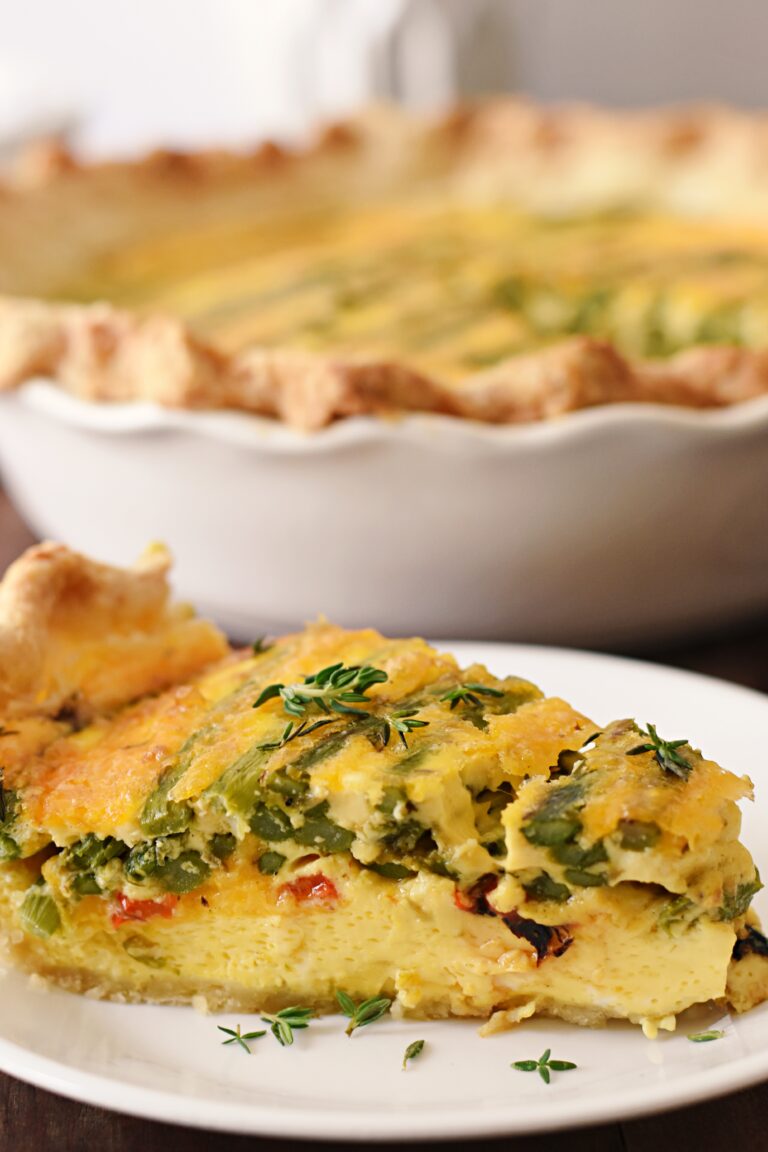 Asparagus Quiche Vegetarian