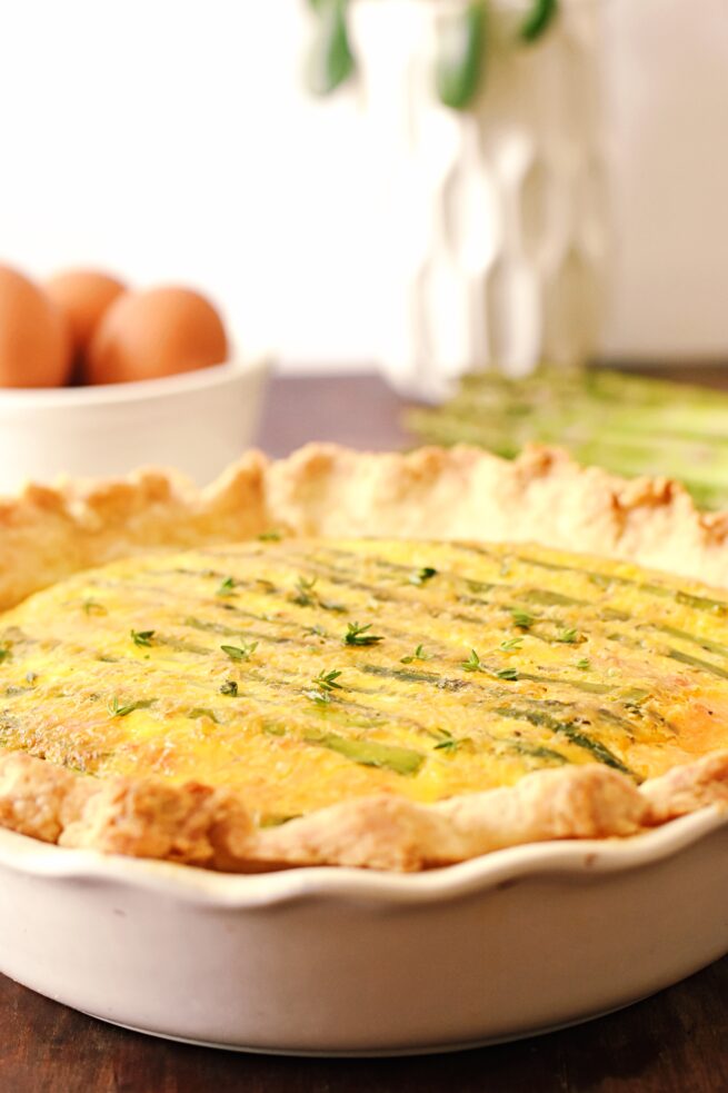 Asparagus Quiche Vegetarian