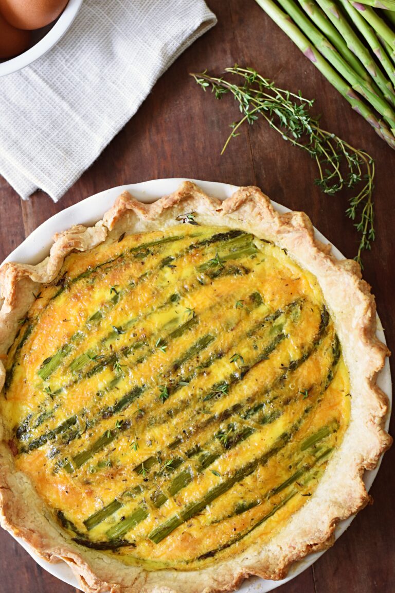 Asparagus Quiche Vegetarian