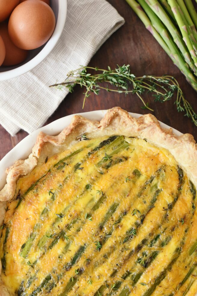 Asparagus Quiche Vegetarian