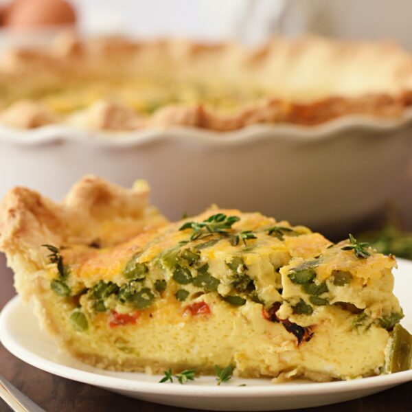 Asparagus Quiche Vegetarian