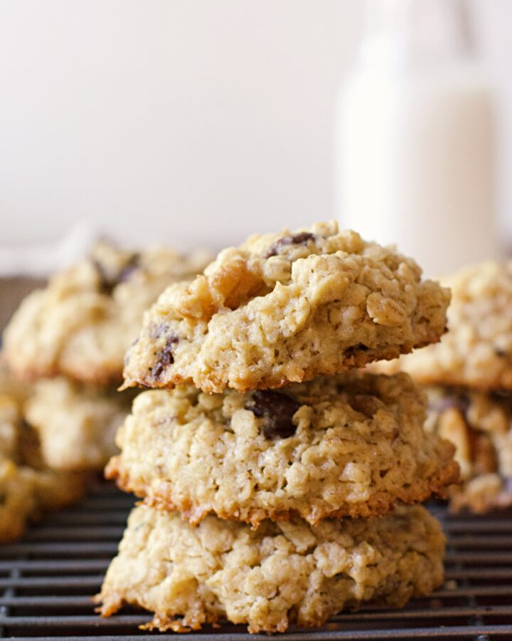 chocolate chip oatmeal cookies