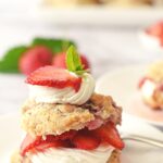 Homemade strawberry shortcake