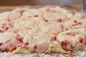 cutting out biscuits