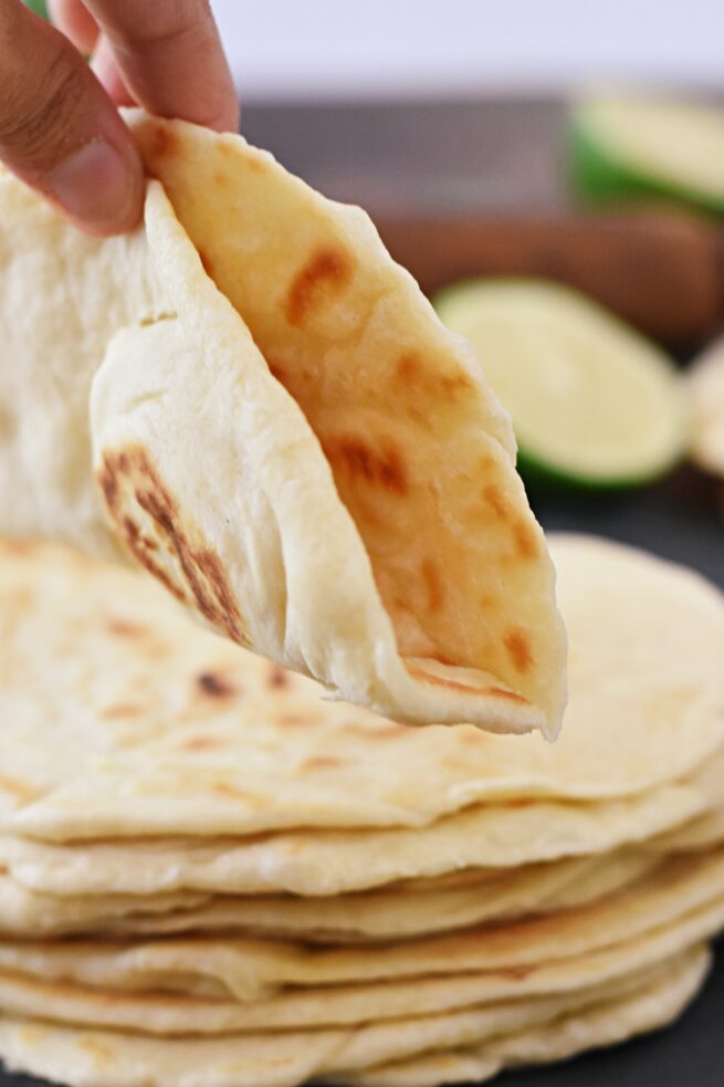 Homemade Tortillas Vegetarian