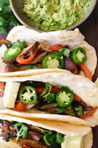 vegetarian fajitas