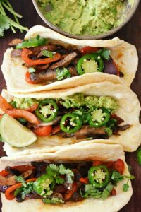 vegetarian fajitas