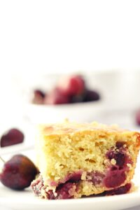 one bowl cherry cake