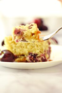 one bowl cherry cake