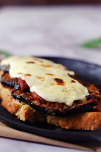 eggplant parmesan sandwich