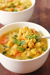 Chickpea curry stew