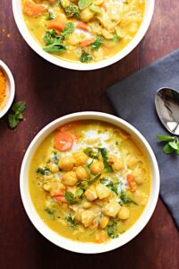 Chickpea curry stew