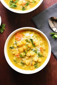 Chickpea curry stew