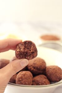 Chocolate protein balls