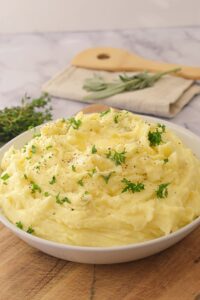 garlic and herb mashed potatoes