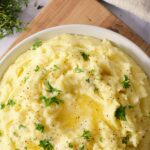 garlic and herb mashed potatoes
