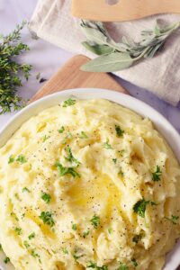 garlic and herb mashed potatoes