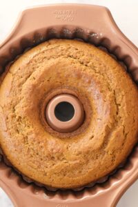 making a bundt cake