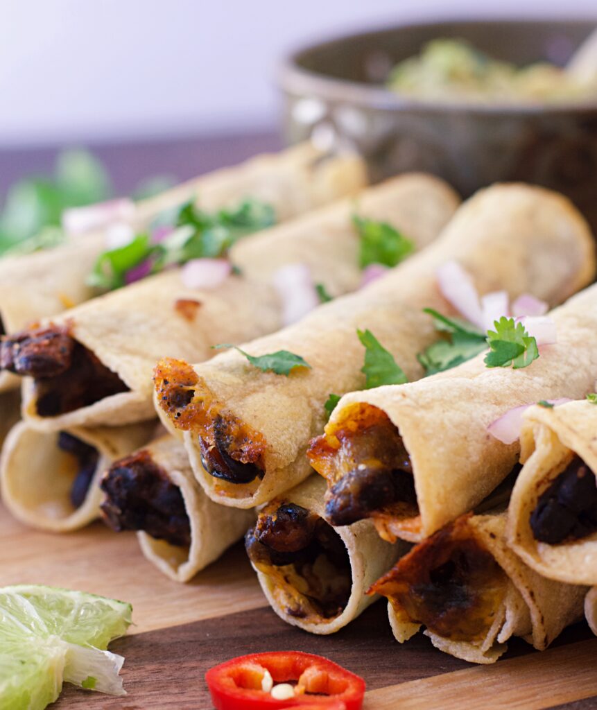 Baked Taquitos Vegetarian GlutenFree