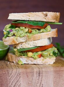 Chickpea salad sandwich