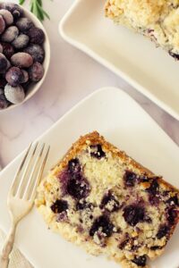 Blueberry lemon bread