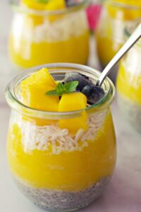 mango chia pudding