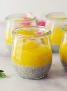 making chia pudding