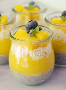 mango chia pudding