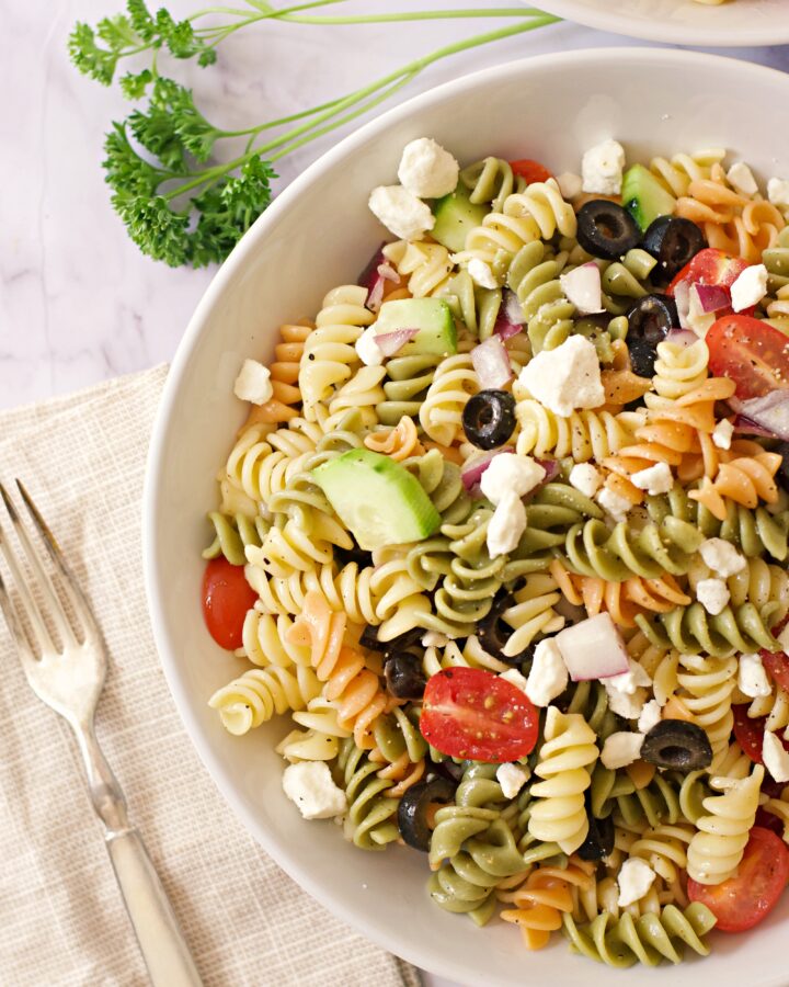 Greek pasta salad