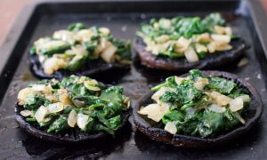 stuffing portobellos