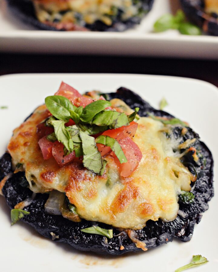 Stuffed portobello mushrooms