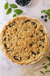 Blueberry Crumble Pie