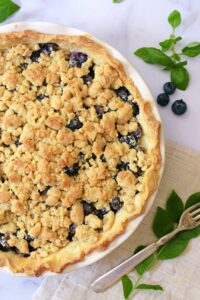 Blueberry Crumble Pie