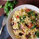 Mediterranean orzo salad