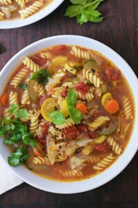 Hearty vegetable soup