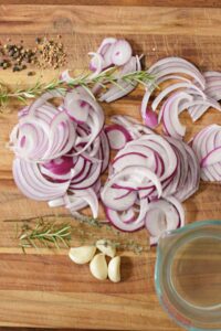 making pickled onions