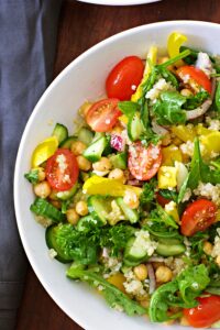 quinoa chickpea salad