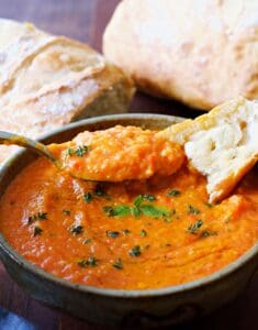 roasted tomato basil soup