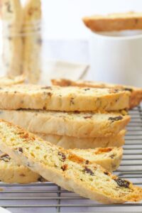 Cherry almond biscotti