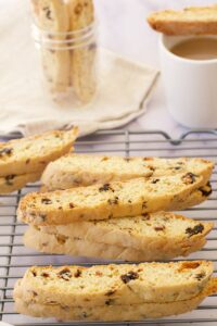 Cherry almond biscotti