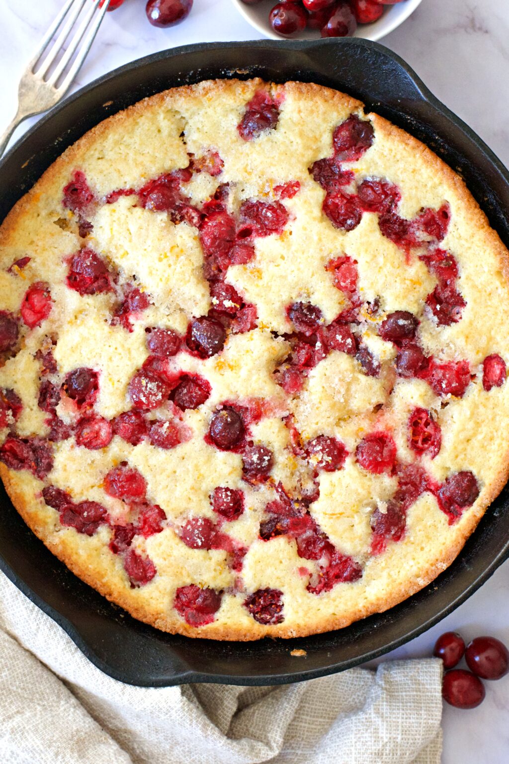 Cranberry Skillet Cake Elke Living