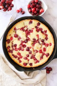 cranberry skillet cake