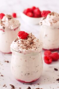 Chocolate raspberry mousse